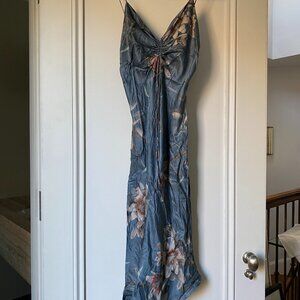 All Saints satin floral dress